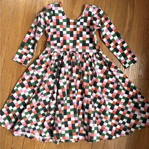 Alice + Ames Holiday Plaid Dress, Size 7